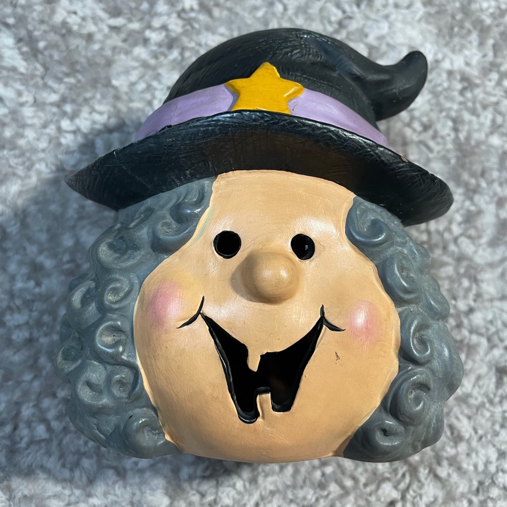Halloween Witch Themed Candle Holder